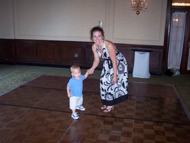 Sun 03 Jun 2007 05:56:28 PM

Andrew danced with mommy just a bit at a wedding reception in Charleston, SC.