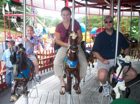 Thu 30 Jul 2009 12:12:03 PM

Andrew, mom, and dad on the carousel.