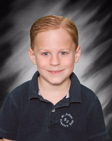 Andrew's Kindergarten picture, taken some time in early November.