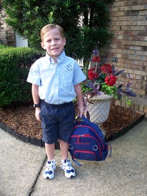 Tue 23 Aug 2011 07:45:11 AM

First day of first grade.