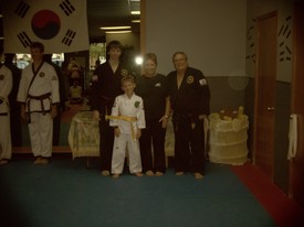 Highlight for Album: Andrew gets his yellow belt