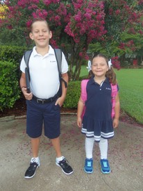 Tue 18 Aug 2015 06:31:43 AM

First day of school; 5th and 1st grades.