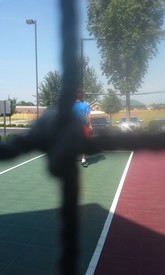 Fri 05 Jun 2015 11:05:45 AM

Gracie's poor photo of the basketball/tennis court at our hotel. Mom/Andrew played tennis and Dad/Andrew played basketball.