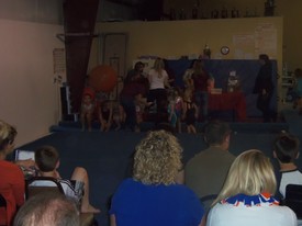 Sat 10 Nov 2012 05:05:12 PM

Gracie participated in a gymnastic show for the parents of gymnasts in classes at her gym.