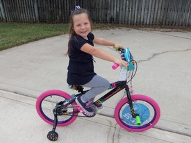 Sat 22 Nov 2014 04:36:33 PM

Gracie got a bicycle for Christmas, but early. She really loves it.